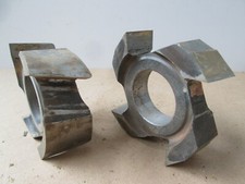 2 FRESE PER LEGNO,  PER PROFILI TELAI, CORNICI, PORTE,  TENOSQUADRATRICE  TOUPIE