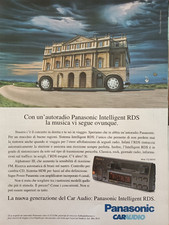 Clipping Pubblicità Adv. 1994 JVC Autoradio PANASONIC La Musica vi Segue Ovunque