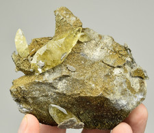 Calcite con pirite - miniera