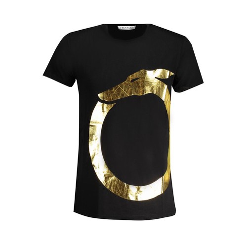 Trussardi black cotton - trussardi,