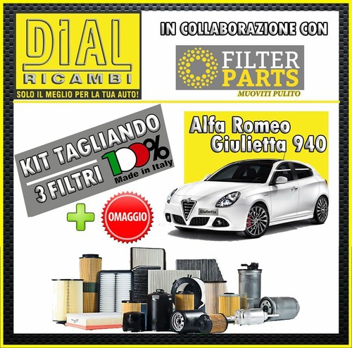 Kit filtri tagliando alfa - kit,