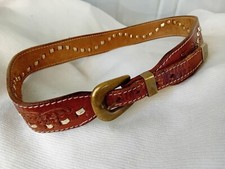cintura vintage originale El Charro in cuoio completa in splendide condizioni