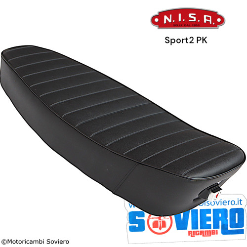 Sella nera nisa sport2 - nera, biposto
