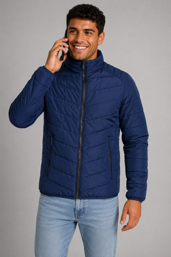 Giubbetto uomo imbottito zip - giubbetto,