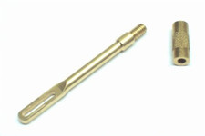 Scovolo porta pezzuola in ottone con adattatore per la pulizia armi