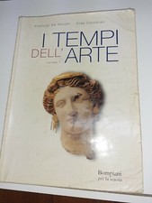 De Vecchi Cerchiari I TEMPI DELL'ARTE vol. 1 ed. Bompiani 2002 