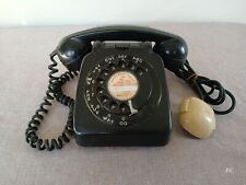 Telefono a disco anni 60 in bachelite nero GPO 706L