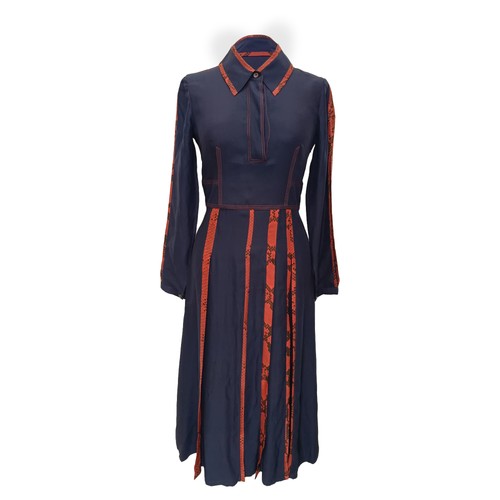 Abito midi burberry stampa - midi,