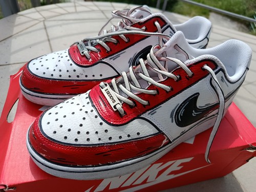 Nike court vision dipinte - dipinte, a