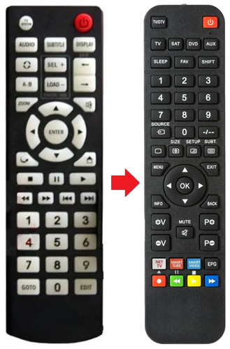 Telecomando adatto per 4geek - adatto,