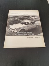 1965 FIAT 1500 COUPE PININFARINA AD PUBBLICITA