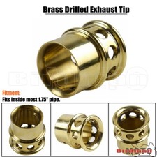 Punta tubo scarico ottone