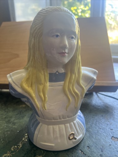Statuina ceramica alice nel - alice,