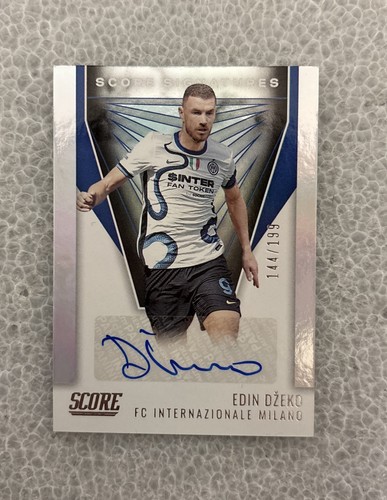 Card dzeko inter signatures - card,