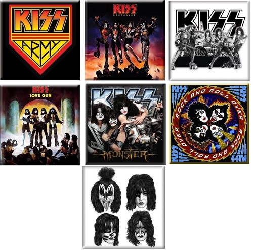 Kiss official logo fridge - kiss,