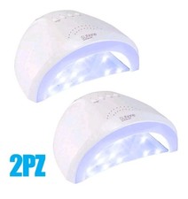 2 pezzi Lampada unghie uv fornetto unghie nail art 48w 30 led sun one 