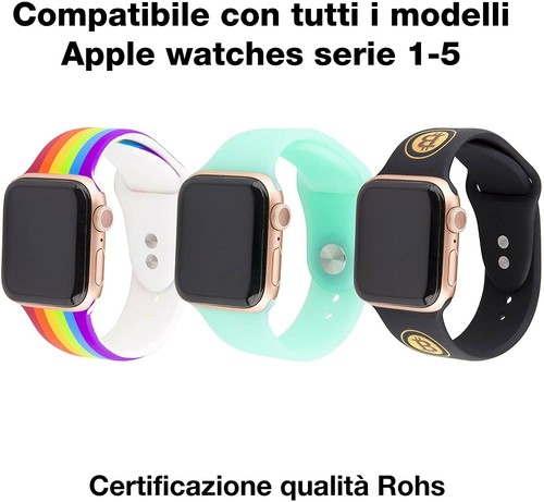 Cinturino silicone compatibile - cinturino,