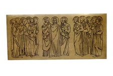 *HH* Aldo Citelli (1928-2005) Lastra Aquaforte Religiosa Gesù Discepoli Sacra 