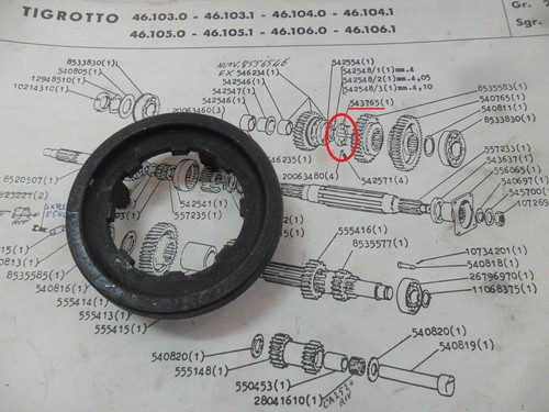 Cono sincronizzatore om - cono, 3°