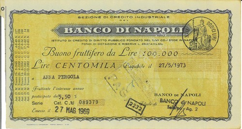 Buono fruttifero banco - fruttifero,
