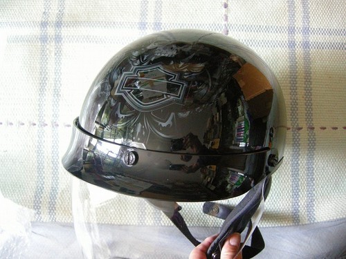 Harley skull art black - harley,