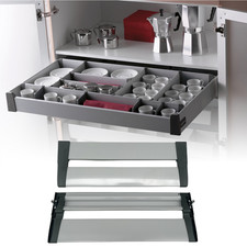 Componenti di Ricambio Cassetti Interni Delinia Leroy Merlin (Frontali e Guide)