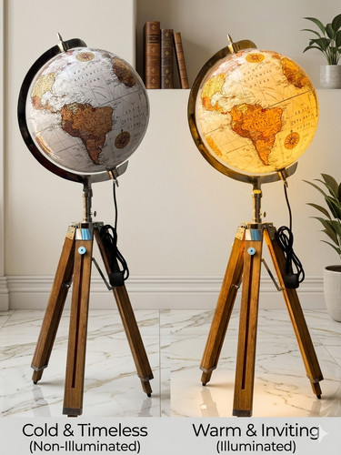 Mappamondo pavimento grande - da,