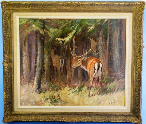 Dipinto olio masonite - su,