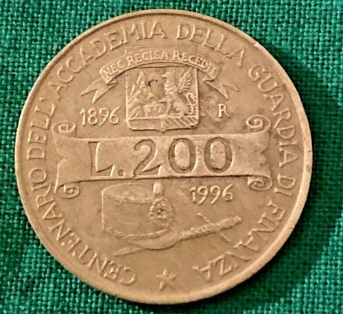 Moneta 200 lire - moneta, centenario