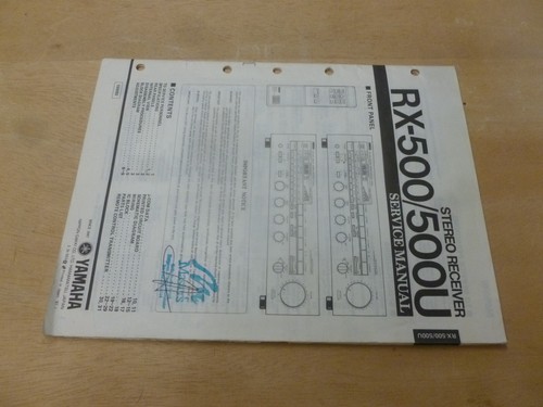 Manuale servizio yamaha - manuale,