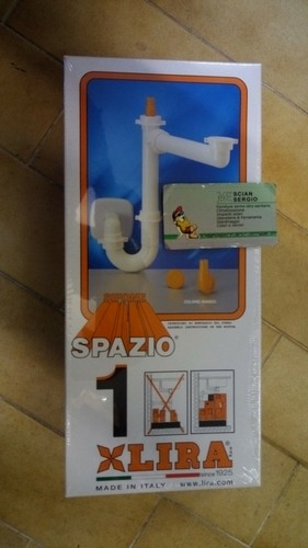 Sifone salvaspazio una vasca