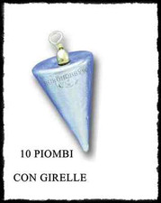 10 piombi a cono con girella