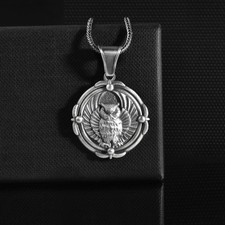 Collana gufo Athena argento