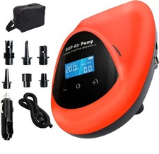 TONSIM Pompa Elettrica SUP Ricaricabile 20 PSI – Alta Pressione COLORE NERO