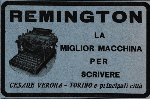 Pubblicita 1920 remington - 1920,