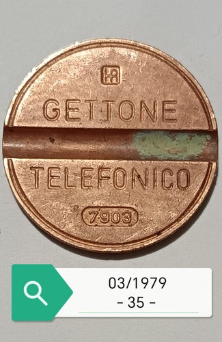 Gettone telefonico 7903 - telefonico, 35