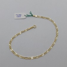 BRACCIALE DA UOMO A MAGLIA GRUMETTA IN ORO GIALLO 18KT 1,05 GRAMMI (8251)