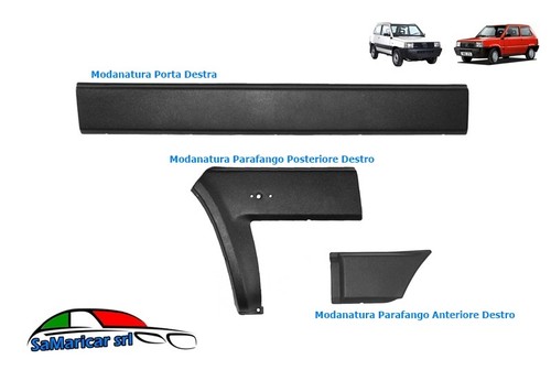 Modanatura kit laterale destro - modanatura,