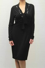 ABITO 516 €-70% ANGELO MARANI DONNA 21 8462 R NERO ult.mis.disp. 46 + 50 VISCOSA