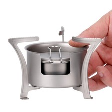 Stufa da campeggio in titanio