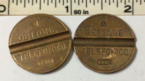 3856 lot gettone - of, (2)