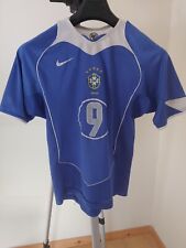 maglia Brasile adriano vintage blu seconda maglia shirt trikot jersey no Inter