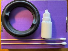 Bang Olufsen beolab 6000 refoam kit - 4 x pezzo di gomma riparazione inc colla 🇬🇧 uk