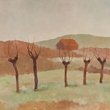 Quadro Dipinto Olio Su Legno