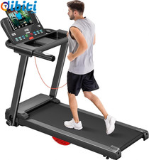 Tapis Roulant Elettrico Salvaspazio 12Km/H, Tapis Roulant Pieghevole Con Cardiof