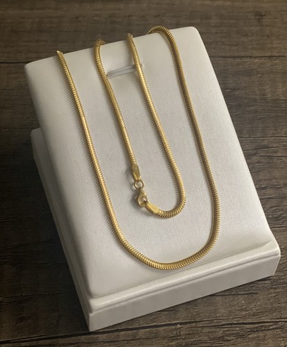 Collana serpente vero oro