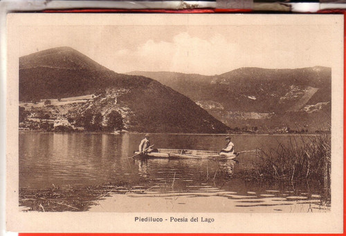 Cartolina lago piediluco - lago,
