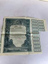 CERTIFICATO AZIONARIO GIO.ANSALDO & C. Roma , Luglio 1918