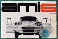 Rara e originale Brochure CITROEN AMI 6 degli anni’ 60