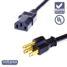 Power AC Cord 6.6ft / 2m For